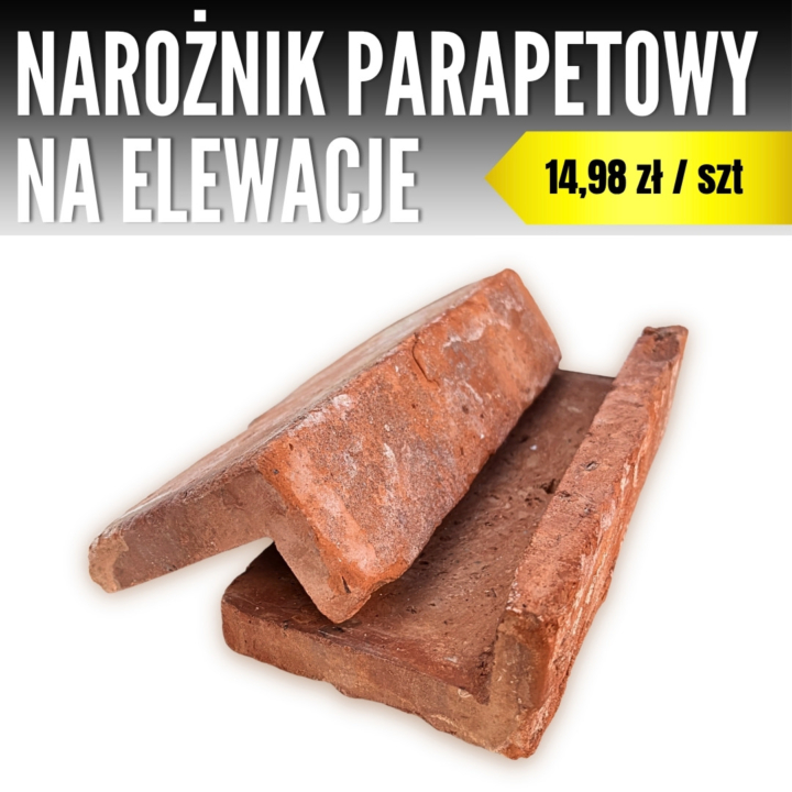 Narożnik Ceglany Parapetowy / Schodowy Elewacyjny (Szeroki)